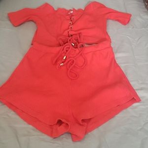 Top and shorts set